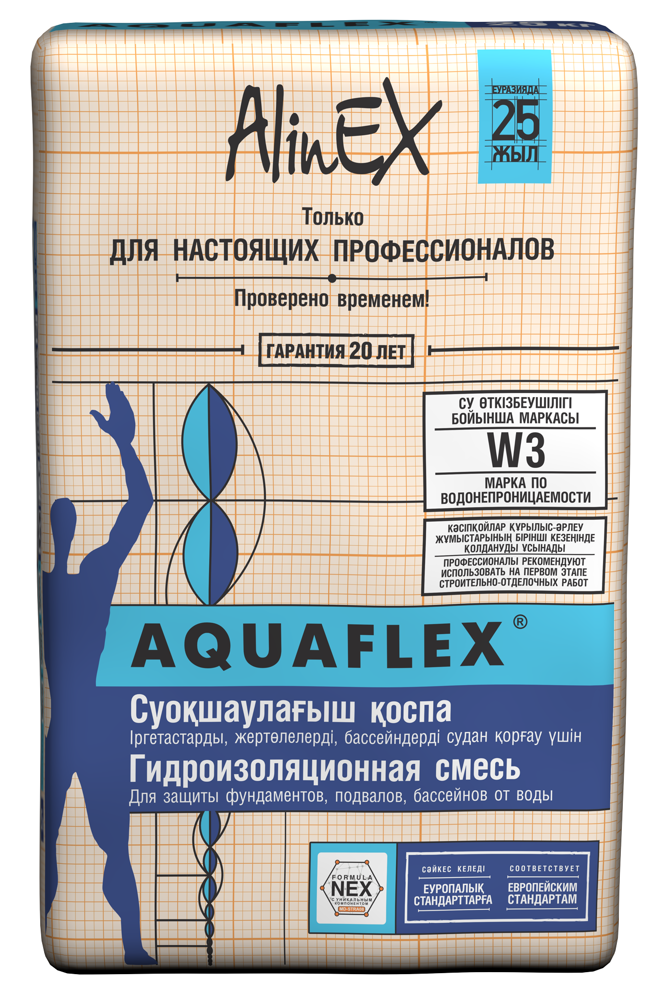 Гидроизоляционная смесь «AlinEX Aquaflex»