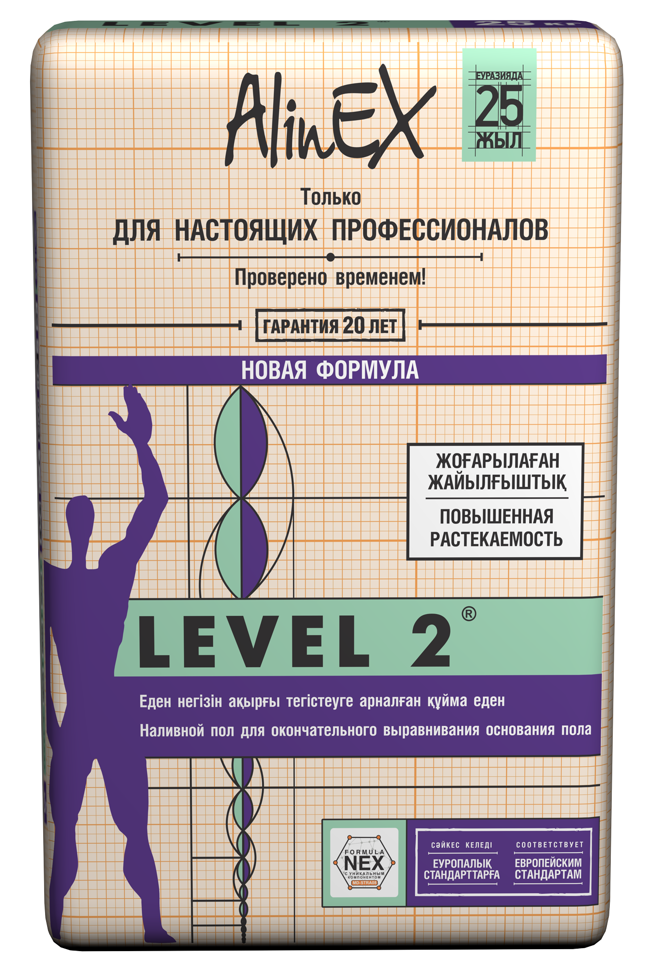 O'z-o'zini tekislaydigan pol "AlinEX LEVEL2"