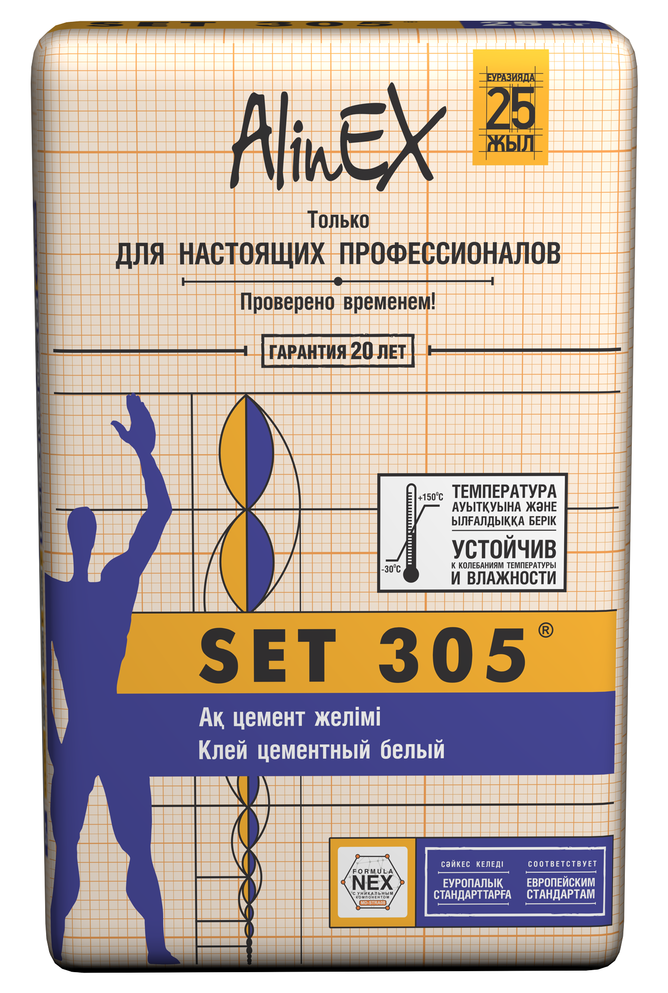 ПЛИТОЧНЫЙ КЛЕЙ  «АlinEX SET 305»